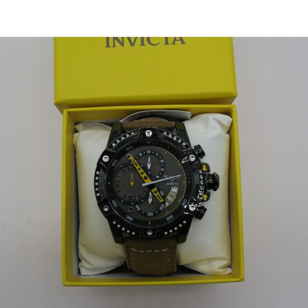 Invicta S1 Rally I by Invicta Men's Watch w/ Skeleton Dial - 50mm, Brown
